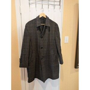 Mid Century Coat ROBERT HALL AMERICAN Wool Lined Jacket No Size WITH DEFECTS
